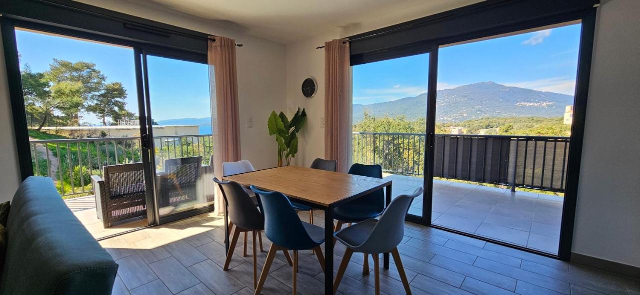 T3 Le Myrte Vue Mer & Montagne Idealement Situe Propriano  Exterior foto